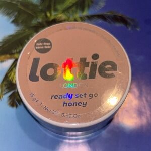Lottie London Ready Set Go Setting Powder Honey Talc Free Vegan 15g Sealed